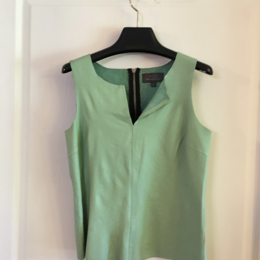 PJK Green Leather Top